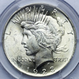 USA 1 dolar 1923, Peace Dollar, PCGS MS62