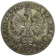 Polska 10 Złotych 1932 - Głowa Kobiety