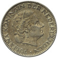 Holandia 1 Gulden 1956 - Juliana, Srebro