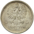 Polska 5 Złotych 1930 - Nike, st. 3