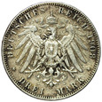 Niemcy (Saksonia) 3 Marki 1908 E - Fryderyk August III