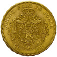 Belgia 20 Franków 1871 - Leopold II, Złoto