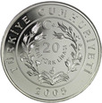 Turcja 20 Lira 2005 - Koszatka - Srebro
