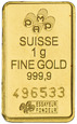 Złota sztabka - PAMP - 1 gram Czystego Złota