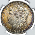 USA 1 dolar 1887, Morgan Dollar, NGC MS63