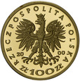 Polska 100 złotych 2000 - Jadwiga, Złoto