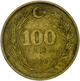 Turcja 100 Lir 1990 KM# 988