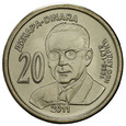 Serbia 20 Dinarów 2011, Iwo Andrić - KM# 53