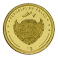 Palau 1 Dolar 2007 - Jan Paweł II, Złoto