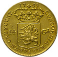 Holandia 14 Guldenów 1751, Złoto