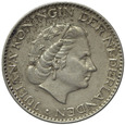 Holandia 1 Gulden 1957 - Juliana, Srebro