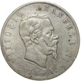 Włochy 5 Lirów 1874 M - Wiktor Emanuel II