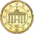 Niemcy 20 Centów 2010 J - Mennicza