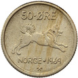 Norwegia 50 Ore 1969, KM# 408