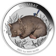 Australia 1 dolar 2023, Wombat, kolor