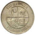 Islandia 10 Koron 1984, KM# 29.1
