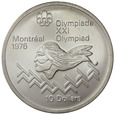 Kanada 10 Dolarów 1975 - Olimpiada Montreal 1976, Srebro