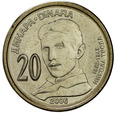 Serbia 20 Dinarów 2006, Nikola Tesla - KM# 42