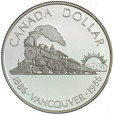 Kanada 1 Dolar 1986 - 100. Rocznica Vancouver, Srebro