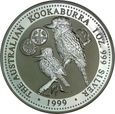 Australia 1 Dolar 1999 - Kookaburra, Uncja Srebra