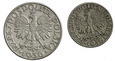 Polska 2 i 5 Złotych 1936 - Żaglowiec, zestaw 2 sztuk