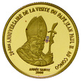 Kongo 20 Franków 2000 - Jan Paweł II, Złoto