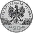 Polska 20 złotych 2013 - Żubr