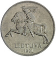 Litwa 5 centów 1991 KM# 87