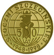 Medal - 50 Lat Stoczni Szczecińskiej, Uncja, Złoto