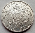 Niemcy - 2 marki - 1902 - Panowanie 1852-1902 - BADEN - Friedrich I