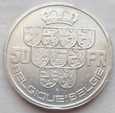 Belgia - 50 franków - 1939 - Leopold III - srebro