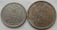 MONAKO - 10 + 20 franków - 1946 / 1947 - ZESTAW