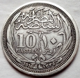 Egipt - 10 Qirsh - 1916 - Hussein Kamel - srebro