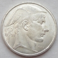 Belgia - 50 franków - 1951 - Belgique - Głowa Merkurego - srebro