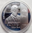 10 złotych - Bronisław Malinowski - 2002