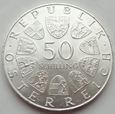 Austria - 50 szylingów - 1972 - Uniwersytet w Salzburgu - srebro
