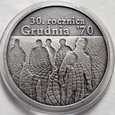 10 złotych - 30. rocznica Grudnia 1970 - 2000
