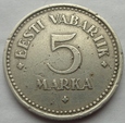 ESTONIA - 5 marka marek - 1924