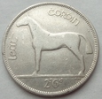 IRLANDIA - 1/2 korony - 1928 - KOŃ - srebro