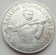 Austria - 50 szylingów - 1967 - walc błękitnego dunaju - srebro