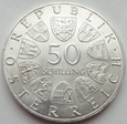 Austria - 50 szylingów - 1967 - walc błękitnego dunaju - srebro
