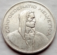 Szwajcaria - 5 franków - 1935 - pasterz - srebro