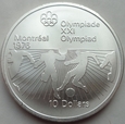 KANADA - 10 dolarów 1976 - IO - Montreal 1976 - Elizabeth II - srebro