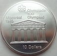 KANADA - 10 dolarów 1974 - IO - Montreal 1976 - Elizabeth II - srebro