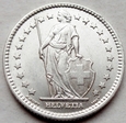 Szwajcaria - 1 frank - 1914 - stojąca Helvetia - srebro