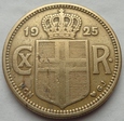 ISLANDIA - 2 kronur / korony - 1925 - Christian X
