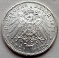 Niemcy - 3 marki - 1914 D - BAYERN - Ludwig III