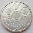 Belgia - 500 franków - 1980 - Niepodległość - srebro