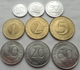 SŁOWENIA - zestaw monet obiegowych - 9 sztuk