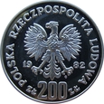 Polska / PRL - 200 Złotych  MŚ Hiszpania 1982